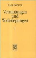 Front cover of Vermutungen und Widerlegungen, Kt, Tl.1, Vermutungen by Karl Popper