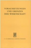 Front cover of Voraussetzungen und Grenzen der Wissenschaft by G. Radnitzky