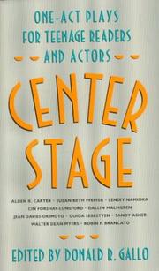Front cover of Center Stage by Donald R. Gallo