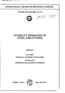Cover of Stability Problems of Steel Structures by M. Ivanyi