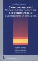 Front cover of Grundwortschatz der Rechtssprache by Alsina Naudi