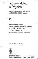 Front cover of Proceedings of the Fourth International Conference on Numerical Methods in Fluid Dynamics by R.D. Richtmyer