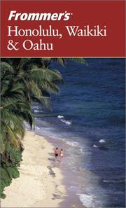 Cover of Frommer's Honolulu, Waikiki & Oahu by Jeanette Foster