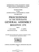 Cover of Transactions of the International Astronomical Union Vol. 14b by International Astronomical Union Staff