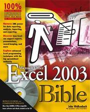 Cover of Excel 2003 Bible by John Walkenbach