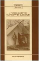 Front cover of Jt Wilson & Fraternity of Duckmaloi by Morison