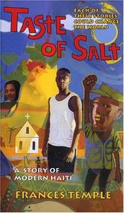 Front cover of Taste of salt by Frances Temple