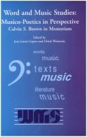 Cover of Musico-poets in perspective by Unknown