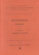 Front cover of Moralia, vol. VI, fasc. 3 by Plutarch