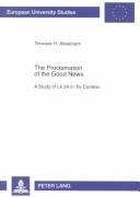 Front cover of The Proclamation of the Good News by Terwase H. Akaabiam
