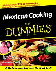 Front cover of Mexican cooking for dummies by Mary Sue Milliken