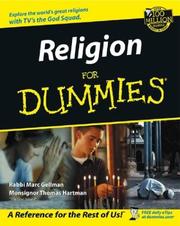 Cover of Religion for dummies by Marc Gellman