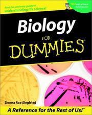 Cover of Biology for Dummies by Donna Rae Siegfried