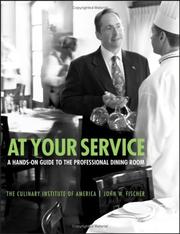 Cover of At your service by Culinary Institute of America.