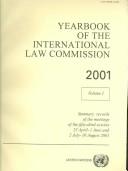 Front cover of Yearbook of the International Law Commission 2001 by Unknown