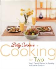Front cover of Betty Crocker's cooking for two by Betty Crocker