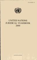 Front cover of United Nations Juridical Yearbook 2000 (United Nations Juridical Yearbook) by Unknown