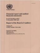 Front cover of Ended 31 December 2003 And Report Of The Board Of Auditors by Unknown
