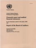 Front cover of Ended 31 December 2003 And Report Of The Board Of Auditors by Unknown