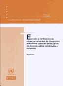 Front cover of Emision Y Verificacion De Origen En Acuerdos De Integracion Economica Suscritos Entre Paises De America Latina by Unknown