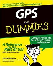 Cover of GPS for dummies by Joel McNamara