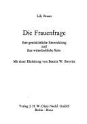 Front cover of Die Frauenfrage by Lily Braun