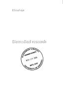 Cover of Ethical Eye Biomedical Research 2004 (Bioethics) by Council of Europe.