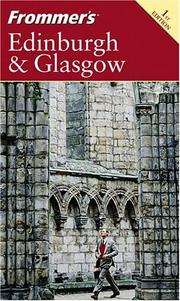 Front cover of Frommer's Edinburgh & Glasgow by Barry Shelby