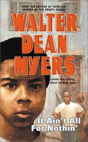 Front cover of It ain't all for nothin' by Walter Dean Myers