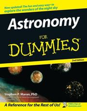 Front cover of Astronomy for dummies by Stephen P. Maran