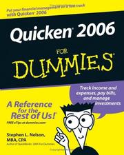Cover of Quicken 2006 For Dummies by Stephen L. Nelson