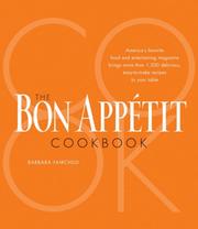 Front cover of The Bon appetit cookbook by Barbara Fairchild
