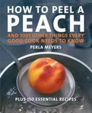 Front cover of How to Peel a Peach by Perla Meyers