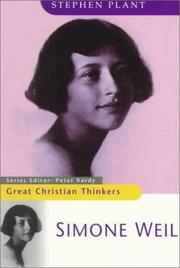 Cover of Simone Weil by Stephen Plant