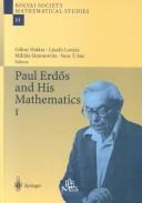 Front cover of Paul Erdos and His Mathematics (Bolyai Society Mathematical Studies, 11) by Gabor Halasz