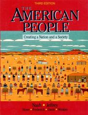 Front cover of The American People by Gary B. Nash