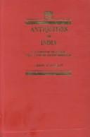 Front cover of Antiquities of India by Lionel D. Barnett