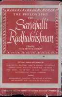 Cover of The philosophy of Sarvepalli Radhakrishnan by Schilpp, Paul Arthur