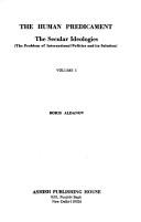 Cover of The Human Predicament by Boris Aldanov