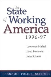 Front cover of The state of working America, 1996-97 by Lawrence Mishel