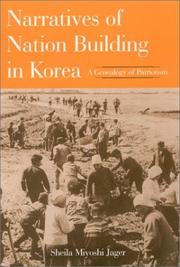 Front cover of Narratives of Nation Building in Korea by Sheila Miyoshi Jager