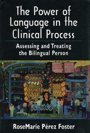 Cover of The power of language in the clinical process by RoseMarie Pérez Foster