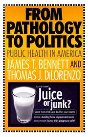 Cover of From pathology to politics by James Bennett