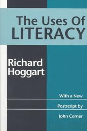 Front cover of The uses of literacy by Richard Hoggart