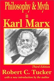 Front cover of Philosophy & myth in Karl Marx by Robert Tucker