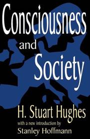 Front cover of Consciousness and society by H. Stuart Hughes