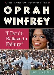 Cover of Oprah Winfrey by Robin Westen