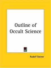 Front cover of Outline of Occult Science by Rudolf Steiner