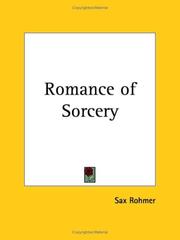 Front cover of The romance of sorcery by Sax Rohmer