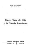 Front cover of Ginés Pérez de Hita y la Novela romántica by Neal A. Wiegman